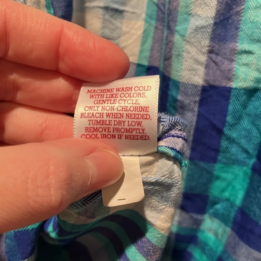 SO Plaid Long Sleeved Shirt Large NEW NWOT - Picture 6 of 7